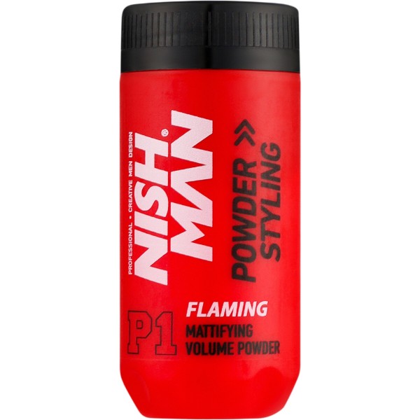 Фото - Пудра для укладки волосся Nishman Matte Finish Volume Powder P1 Flaming 20 г (8684736671011)
