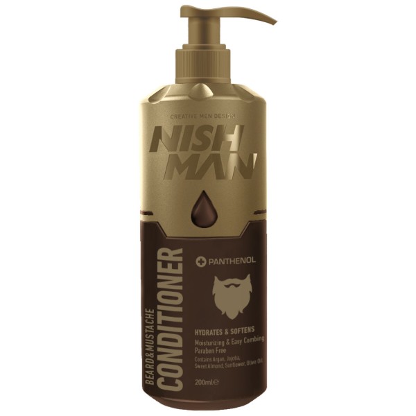 Фото - Кондиционер для бороды Nishman Beard and Mustache Care Conditioner 200 мл (8682035083160) Фото - Кондиционер для бороды Nishman Beard and Mustache Care Conditioner 200 мл (8682035083160)