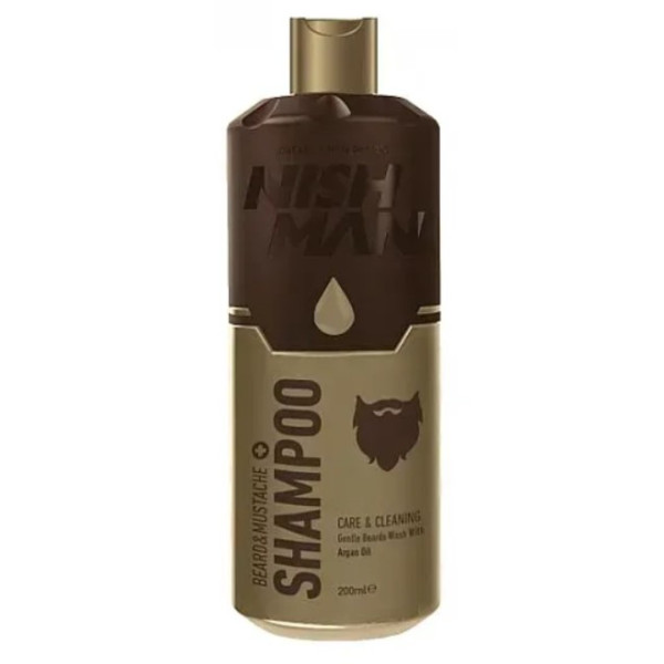 Фото - Шампунь для бороди Nishman Beard and Mustache Care Shampoo 200 мл (8682035083153)