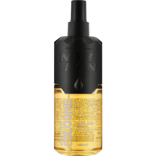 Фото - Одеколон после бритья Nishman Gold One Cologne No.7 400 мл (8682035083702) Фото - Одеколон после бритья Nishman Gold One Cologne No.7 400 мл (8682035083702)