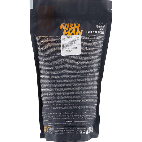 Фото - Воск для депиляции Nishman Hard Wax Beans Natural 500 г (8682035080442)