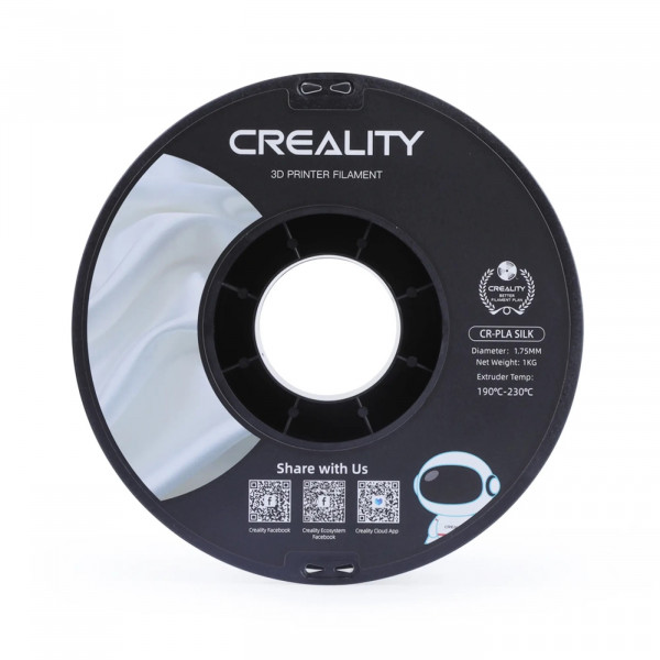 Фото - Нитка для PLA-картриджа Creality Filament 1.75 мм Silver (3301120007)