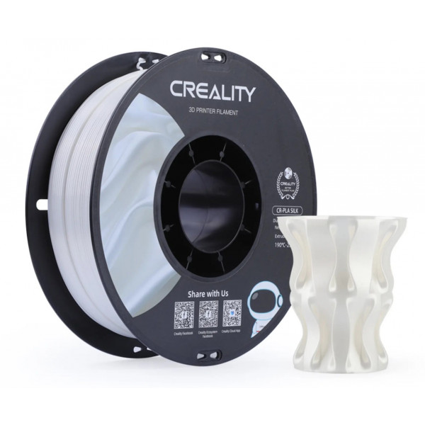 Фото - Нитка для PLA-картриджа Creality Filament 1.75 мм White (3301120004)
