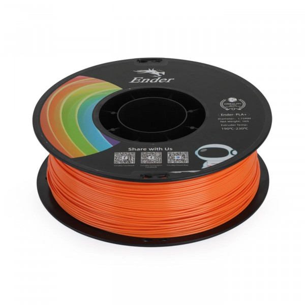 Фото - Нитка для PLA-картриджа Creality Plus Filament 1.75 мм Orange (3301010307)