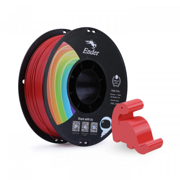 Фото - Нитка для PLA-картриджа Creality Plus Filament 1.75 мм Red (3301010309)