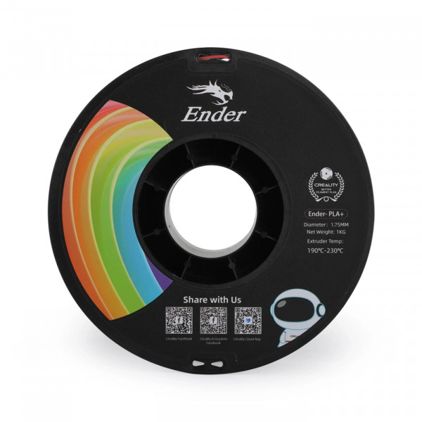 Фото - Нитка для PLA-картриджа Creality Plus Filament 1.75 мм Red (3301010309)
