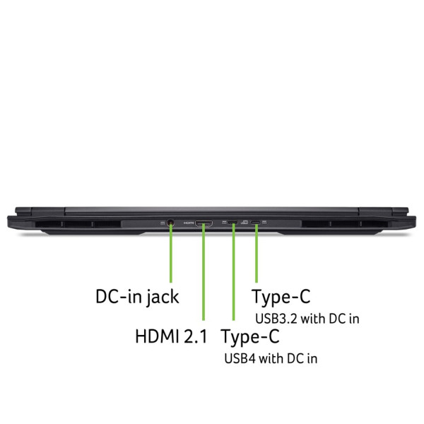 Фото - Ноутбук ігровий Acer Nitro 16S AN16S-61 (NH.QXJEU.004) Black