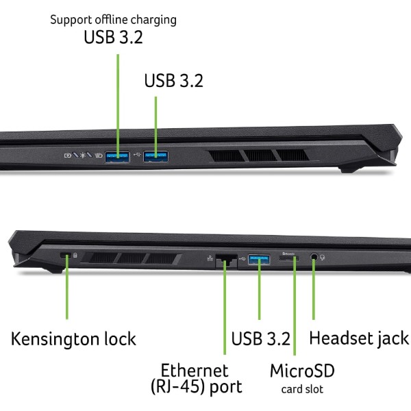 Фото - Ноутбук игровой Acer Nitro V 16 ANV16-42 (NH.U1GEU.005) Black