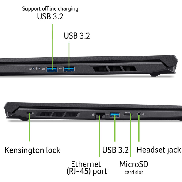 Фото - Ноутбук ігровий Acer Nitro V 16 AI ANV16-42-R81K (NH.U1FEU.008) Shale Black