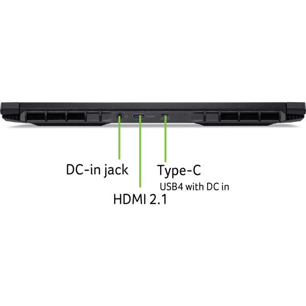 Фото - Ноутбук ігровий Acer Nitro V 16 AI ANV16-42 (NH.U1JEU.007) Shale Black
