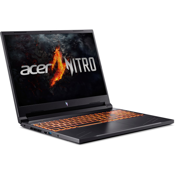 Фото - Ноутбук игровой Acer Nitro V 16 ANV16-41-R62V (NH.QRUEU.00H) Obsidian Black