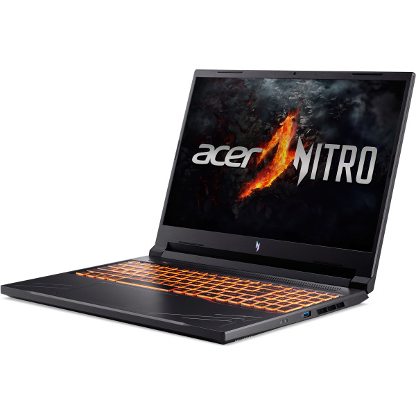 Фото - Ноутбук игровой Acer Nitro V 16 ANV16-41-R62V (NH.QRUEU.00H) Obsidian Black