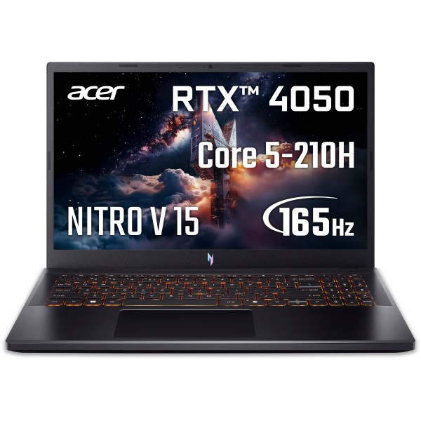 Фото - Ноутбук ігровий Acer Nitro V 15 ANV15-52 (NH.QV2EU.00V) Obsidian Black
