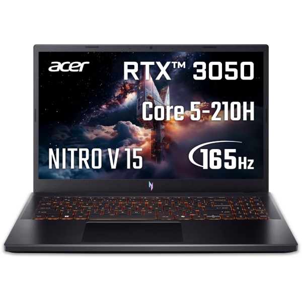 Фото - Ноутбук игровой Acer Nitro V 15 ANV15-52-56XW (NH.QV3EU.010) Obsidian Black