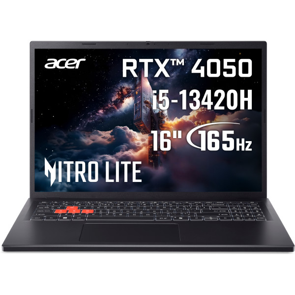 Фото - Ноутбук игровой Acer Nitro Lite NL16-71G-547M (NH.DAEEU.002) Shale Black Фото - Ноутбук игровой Acer Nitro Lite NL16-71G-547M (NH.DAEEU.002) Shale Black