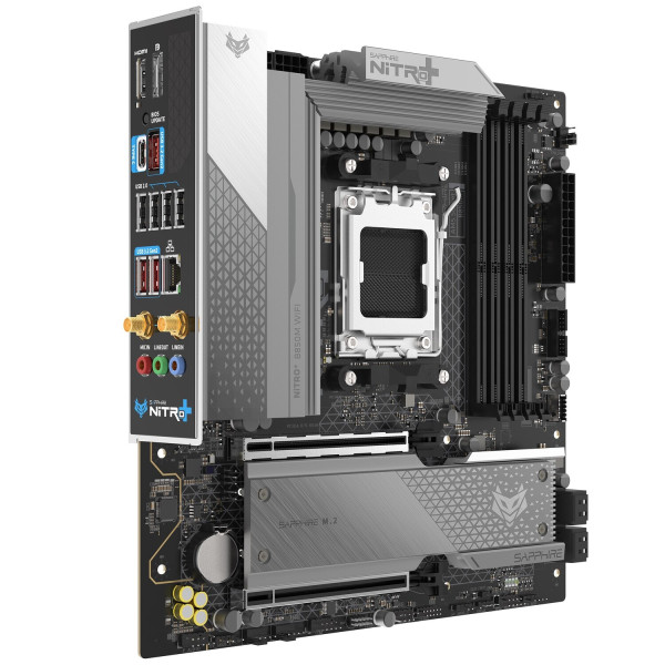 Фото - Материнская плата Sapphire NITRO+ B850M WIFI DDR5 (52123-01-40G)