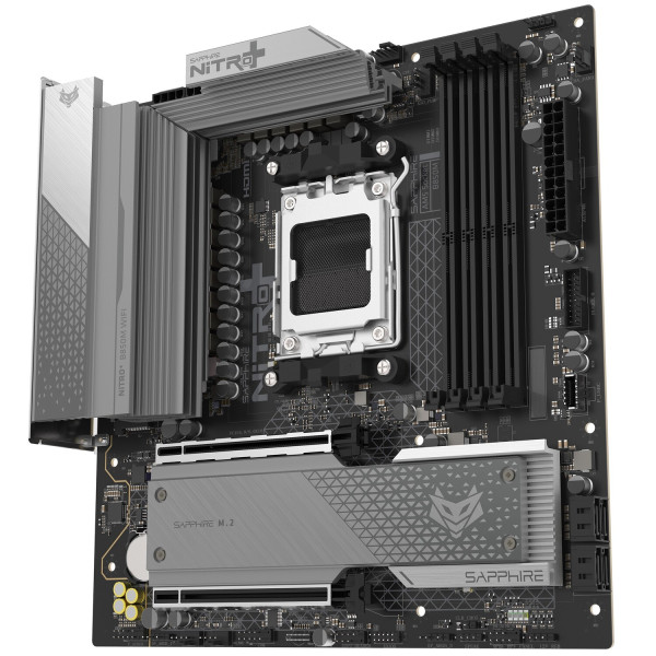 Фото - Материнская плата Sapphire NITRO+ B850M WIFI DDR5 (52123-01-40G)