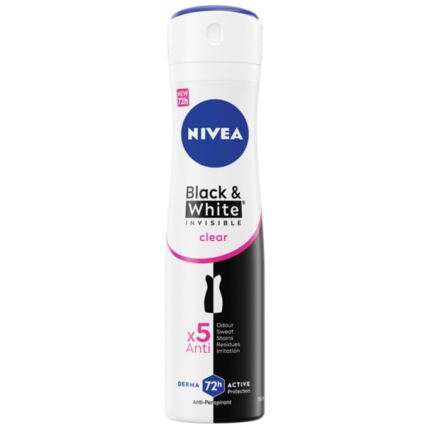 Фото - Дезодорант аерозольний NIVEA антіперсп Clear невидима захист 150мл