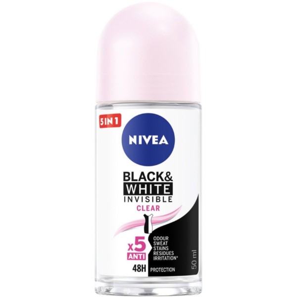 Фото - Дезодорант кульковий NIVEA антіперсп Clear Невидимий захист 50мл