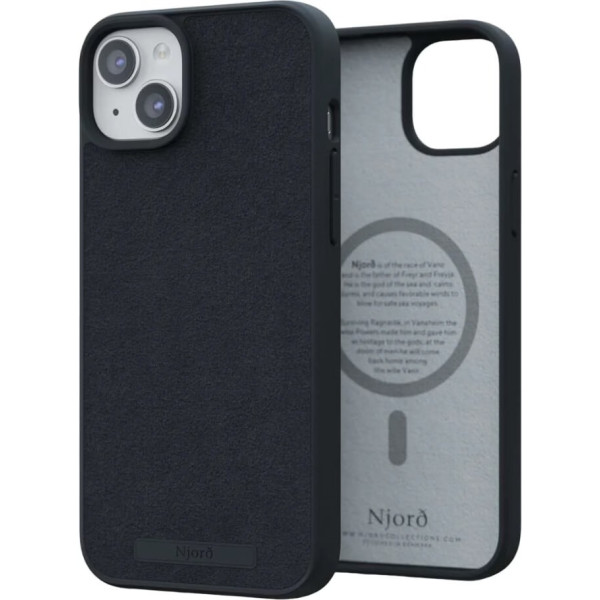 Фото - Чохол для смартфону Njord Suede MagSafe Case Black for iPhone 15 Plus (NA52SU00) Фото - Чохол для смартфону Njord Suede MagSafe Case Black for iPhone 15 Plus (NA52SU00)