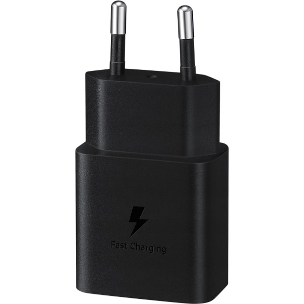 Фото - Мережевий зарядний пристрій Samsung 15W Power Adapter with Type-C to Type-C cable Black  (EP-T1510XBEGEU)