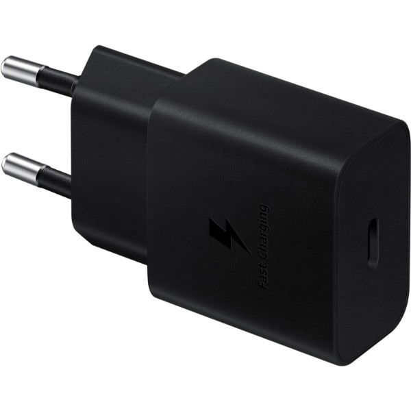 Фото - Мережевий зарядний пристрій Samsung 15W Power Adapter with Type-C to Type-C cable Black  (EP-T1510XBEGEU)