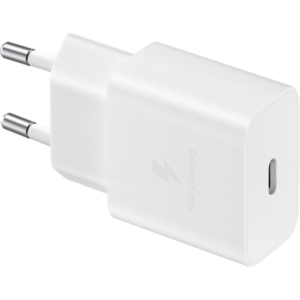 Фото - Мережевий зарядний пристрій Samsung 15W Power Adapter with Type-C to Type-C cable White  (EP-T1510XWEGEU)