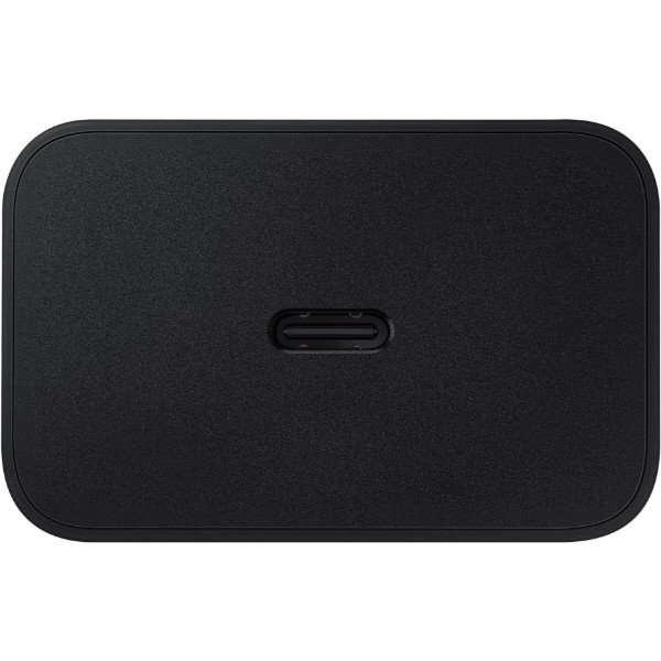 Фото - Мережевий зарядний пристрій Samsung 45W Compact Power Adapter C to C Cable Black  (EP-T4510XBEGEU)