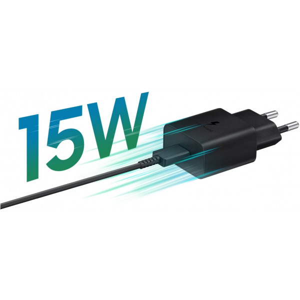 Фото - Сетевое зарядное устройство Samsung 15W Power Adapter w/o Cable Black (EP-T1510NBEGEU)