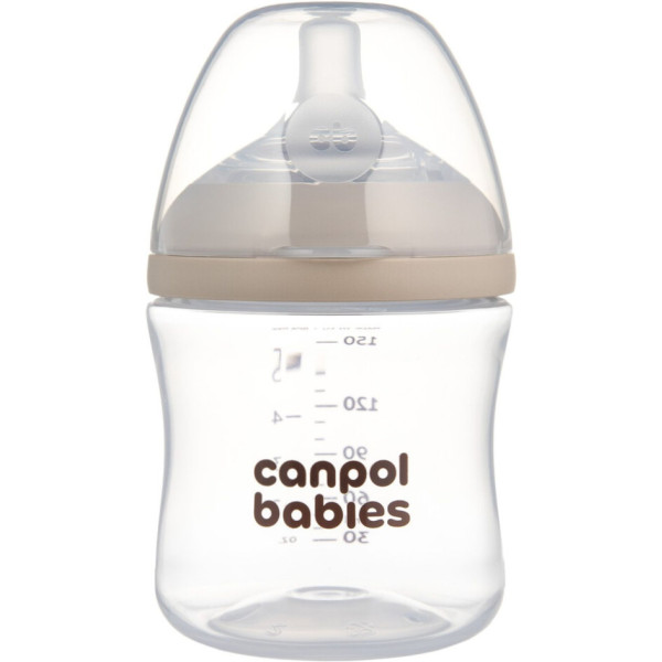 Фото - Бутылочка для кормления Canpol babies Natural Shape с соской Dual-zone 150 мл (35/400)