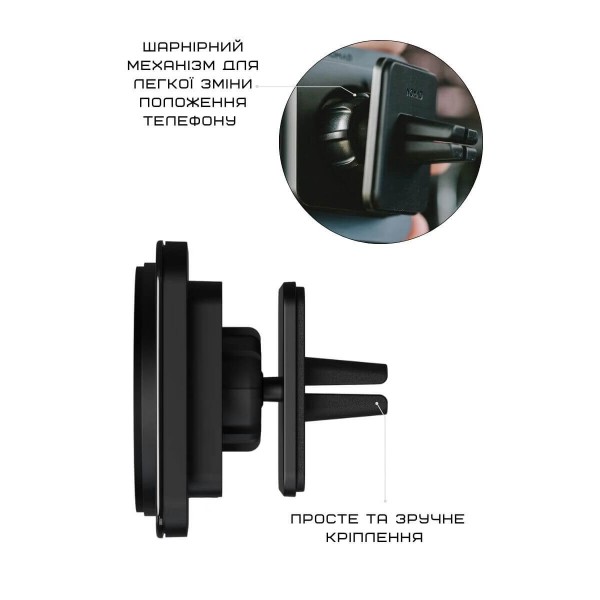 Фото - Автодержатель Nomad Magnetic Car Vent Mount Black (NM01035985)