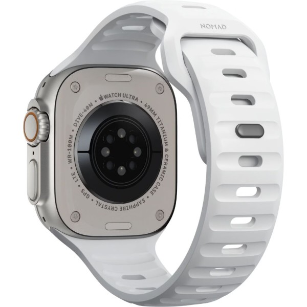 Фото - Ремінець для смарт-годинника Nomad Sport Band White 46mm/49mm (NM01111085)