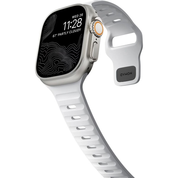 Фото - Ремінець для смарт-годинника Nomad Sport Band White 46mm/49mm (NM01111085)