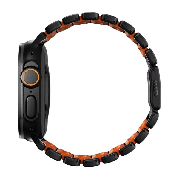 Фото - Ремінець для смарт-годинника Nomad Stratos Band Black Hardware Ultra Orange 46mm/49mm (NM011116858)