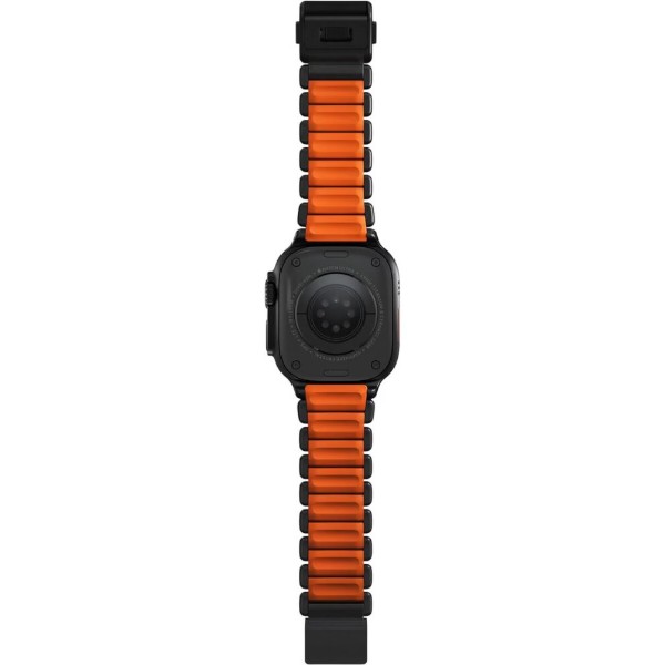 Фото - Ремінець для смарт-годинника Nomad Stratos Band Black Hardware Ultra Orange 46mm/49mm (NM011116858)