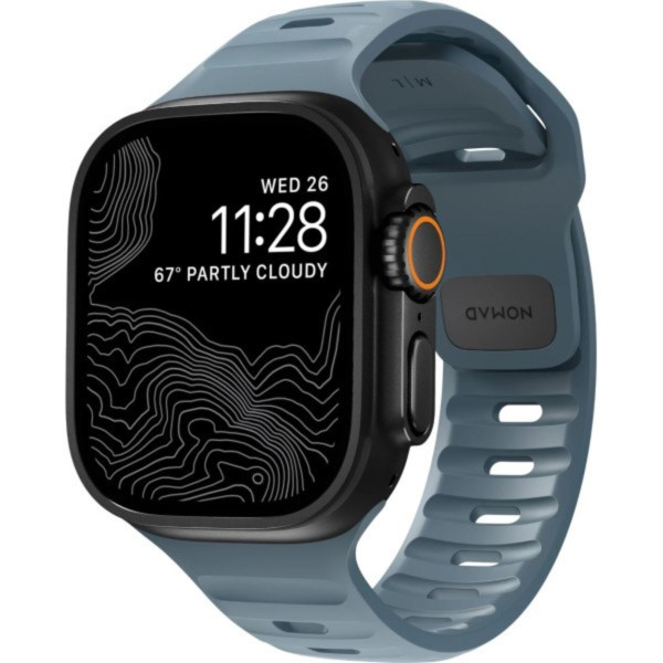 Фото - Ремінець для смарт-годинника Nomad Sport Band Marine Blue 46mm/49mm (NM01133285)