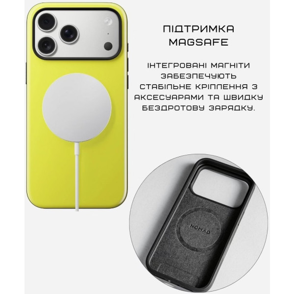 Фото - Чохол для смартфону Nomad Modern Case Volt for iPhone 17 Pro (NM011772858)