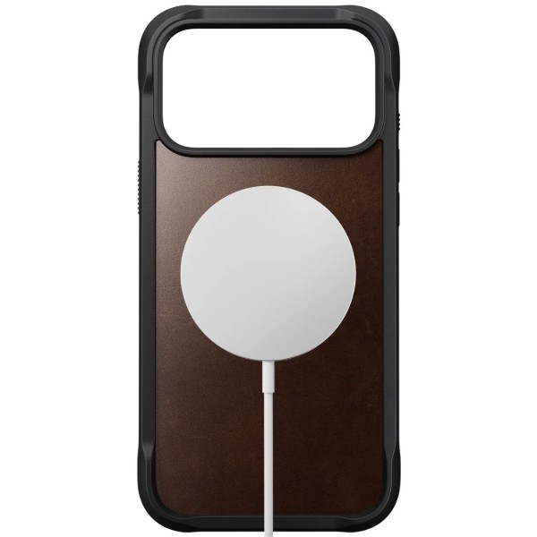 Фото - Чохол для смартфону Nomad Rugged Leather Case Horween Rustic Brown for iPhone 17 Pro Max (NM011796858)