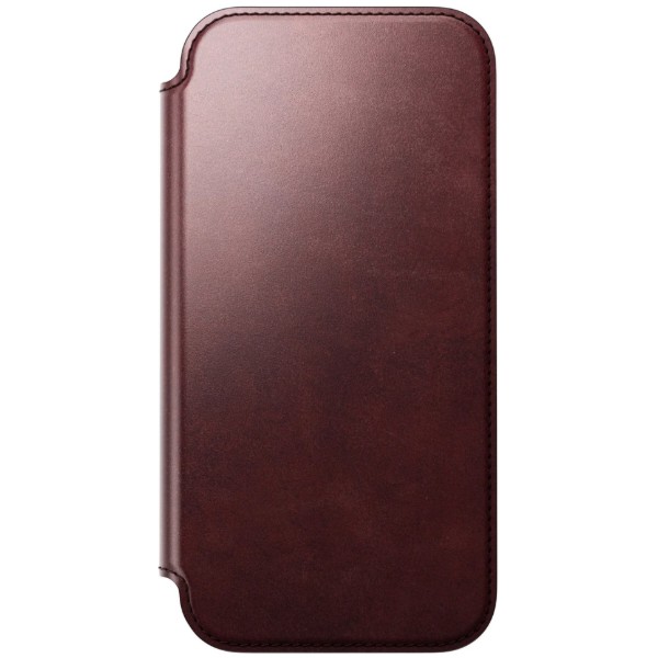 Фото - Чохол для смартфону Nomad Modern Leather Folio Case Horween Burgundy for iPhone 17 Pro (NM011833858)