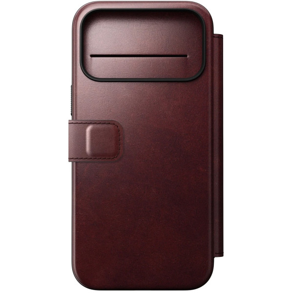 Фото - Чехол для смартфона Nomad Modern Leather Folio Case Horween Burgundy for iPhone 17 Pro Max (NM011826858)