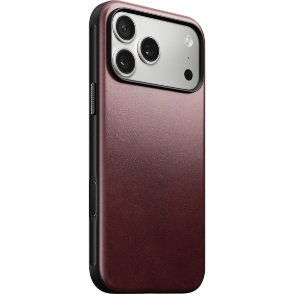 Фото - Чехол для смартфона Nomad Modern Leather Case Horween Burgundy for iPhone 17 Pro Max (NM011840858)