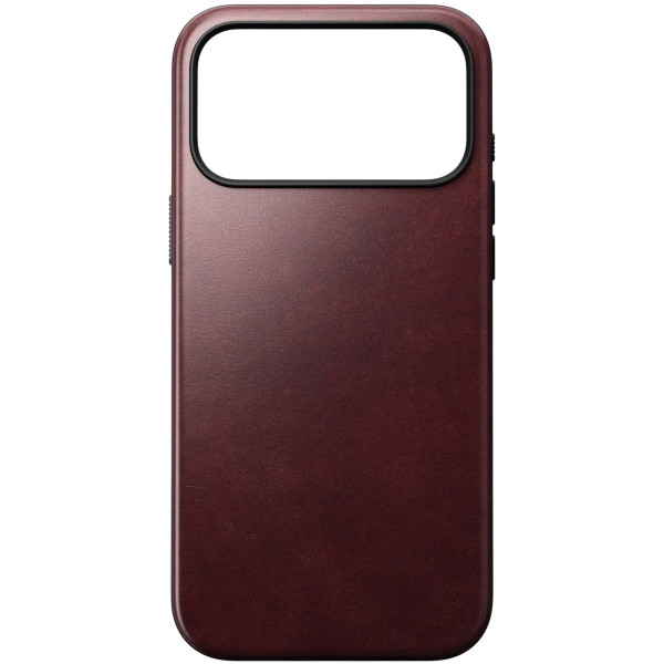 Фото - Чехол для смартфона Nomad Modern Leather Case Horween Burgundy for iPhone 17 Pro (NM011857858)