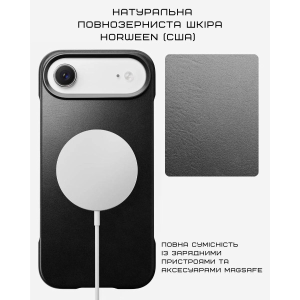 Фото - Чохол для смартфону Nomad Traditional Leather Case Horween Black for iPhone Air (NM011871858)