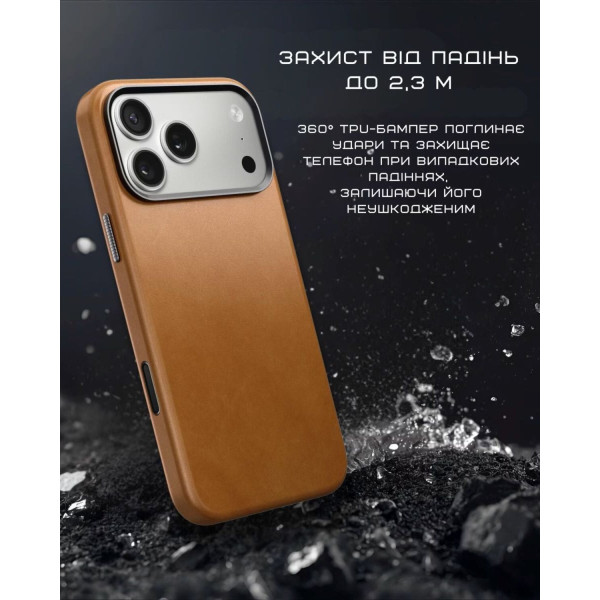 Фото - Чехол для смартфона Nomad Traditional Leather Case English Tan for iPhone 17 Pro Max (NM011888858)