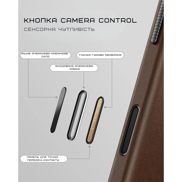 Фото - Чохол для смартфону Nomad Traditional Leather Case Horween Rustic Brown for iPhone 17 Pro Max (NM011918858)