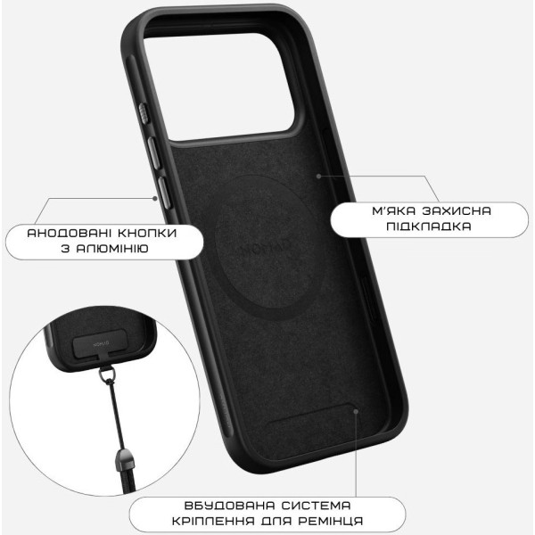 Фото - Чохол для смартфону Nomad Modern Case Volt for iPhone 17 Pro (NM011772858)