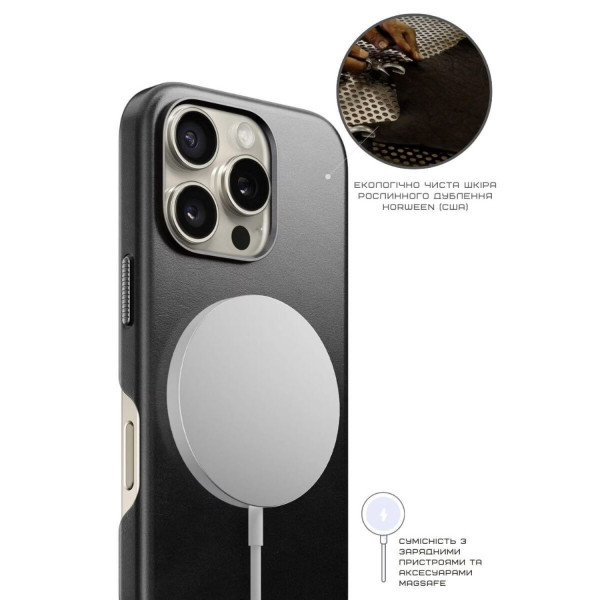Фото - Чохол для смартфону Nomad Traditional Leather Back for iPhone 16 Pro Max (NM01388685)