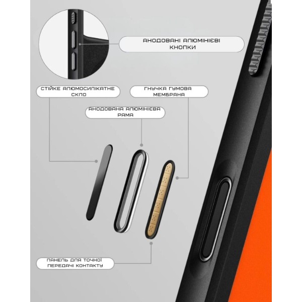 Фото - Чохол для смартфону Nomad Rugged Case Ultra Orange for iPhone 17 Pro (NM014070858)