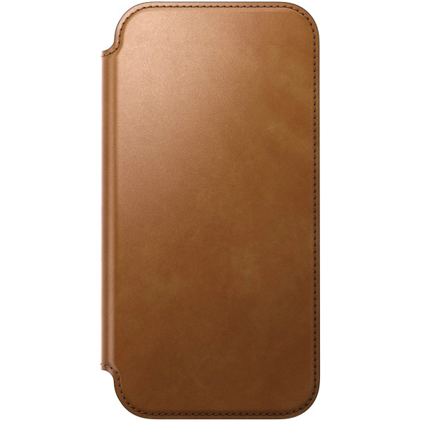 Фото - Чехол для смартфона Nomad Modern Leather Folio Case English Tan for iPhone 17 Pro (NM014179858)