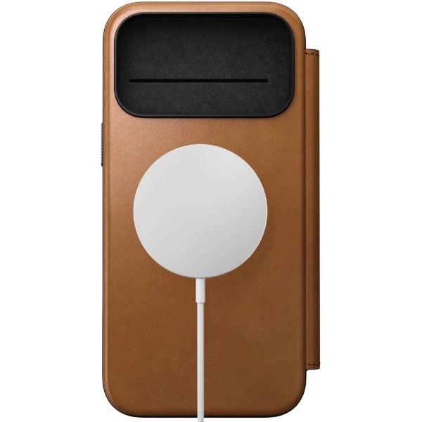 Фото - Чехол для смартфона Nomad Modern Leather Folio Case English Tan for iPhone 17 Pro Max (NM014124858)